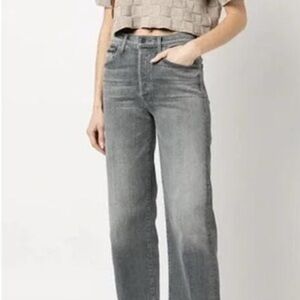 Mother Superior The Ditcher Crop Shadow Dancing Faded Acid Black Jeans Sz 27